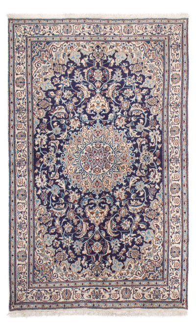 Nain - 12La Rug 159x248cm - Persian Rugs - dark blue