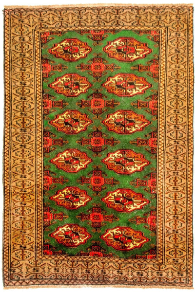 Turkaman Rug 102x143cm - Persian Rugs