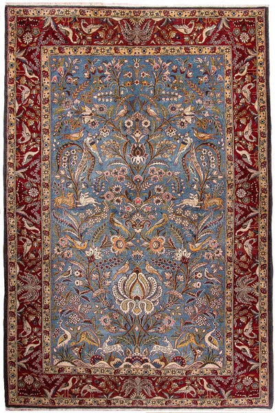 Qom Rug 137x207cm - Persian Rugs