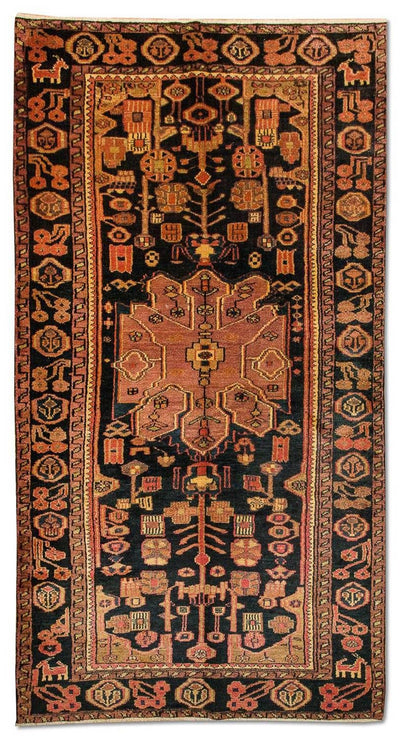 Hamadan Rug 150x300cm - Persian Rugs - blue