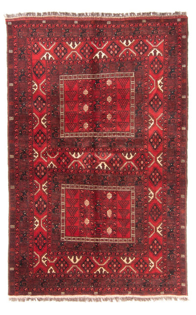 Turkaman Rug 158x244cm - Persian Rugs - red