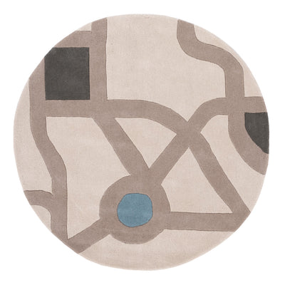City Play Street Kids Rug Round