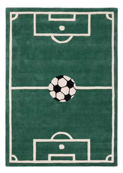 Football Pitch Kids Rug