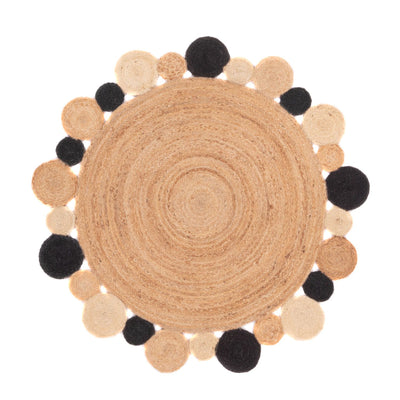 Jute Carpet Rug Boldo - Wool Rug
