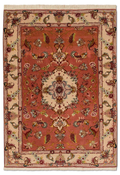 Tabriz - 50 Raj Rug 104x147cm - Persian Rugs