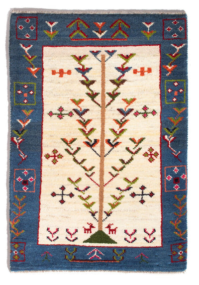 Persian Gabbeh Rug 63x92cm - Perserteppich Wollteppich