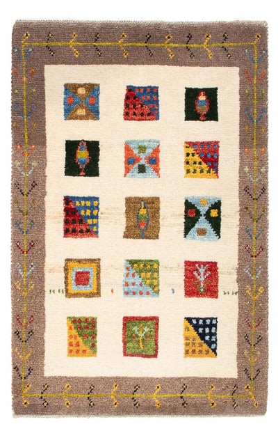 Persian Gabbeh Rug 60x87cm - Perserteppich Wollteppich