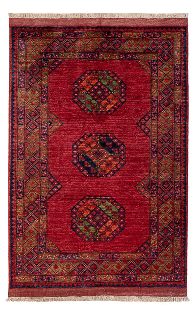 Afghan Rug 121x180cm - Oriental Rug - red