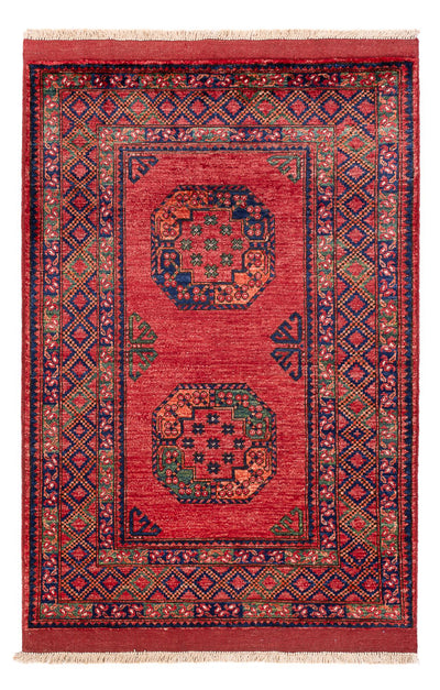 Afghan Rug 104x151cm - Oriental Rug - red