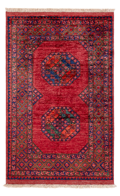 Afghan Rug 100x155cm - Oriental Rug - red