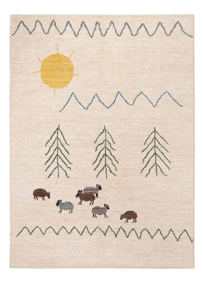 Berber Rug 146x200cm - Wool Rug