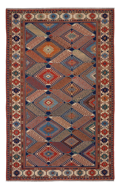 Afghan Kilim Rug 189x291cm - multicolored