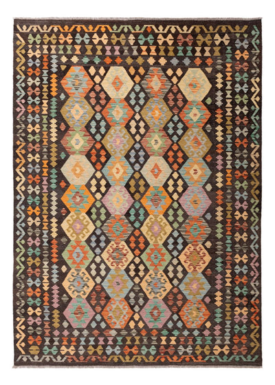 Kilim Maimana Rug 207x285cm - Wool Rug - multicolored