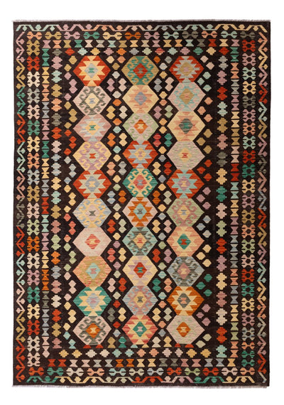Kilim Maimana Rug 203x290cm - Wool Rug - multicolored