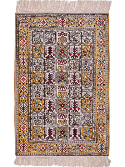 Chinese Silk Rug 63x92cm - Oriental Rug