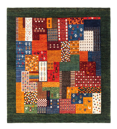 Loribaft Rug 122x130cm - Perserteppich Wollteppich