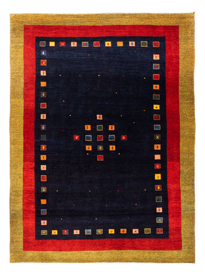 Persian Gabbeh Rug 158x216cm - Perserteppich Wollteppich