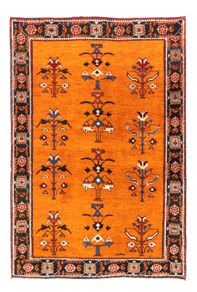 Persian Gabbeh Rug 106x150cm - Perserteppich Wollteppich