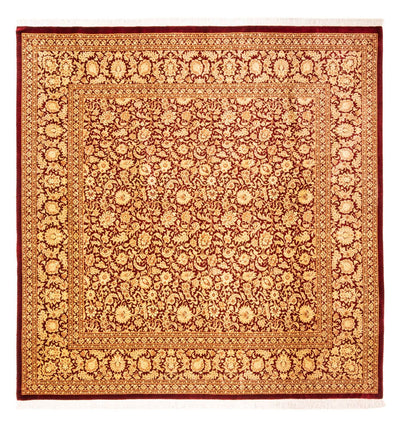 Qom Silk Rug 200x200cm - Persian Rugs