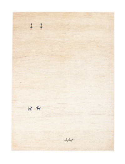 Persian Gabbeh Rug 102x150cm - Perserteppich Wollteppich