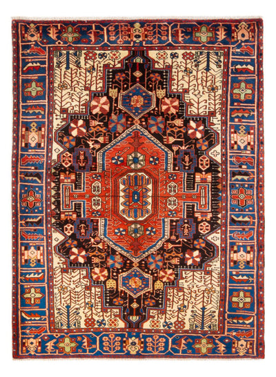 Nahavand Rug 147x207cm - Persian Rugs - red