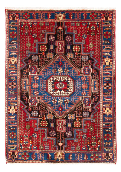 Nahavand Rug 143x198cm - Persian Rugs - blue