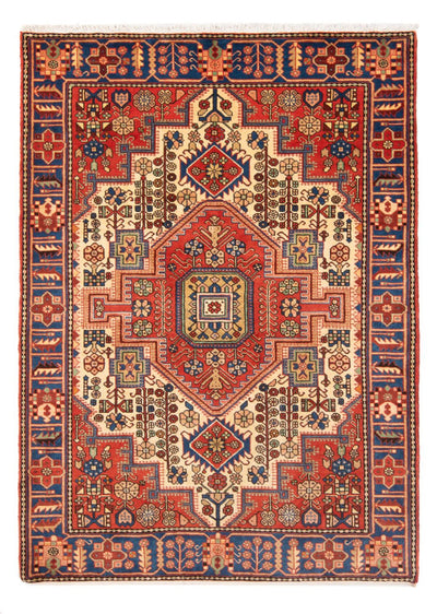 Nahavand Rug 143x202cm - Persian Rugs - red