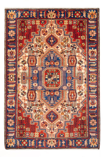 Nahavand Rug 145x197cm - Persian Rugs - blue