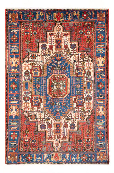 Nahavand Rug 138x205cm - Persian Rugs - blue