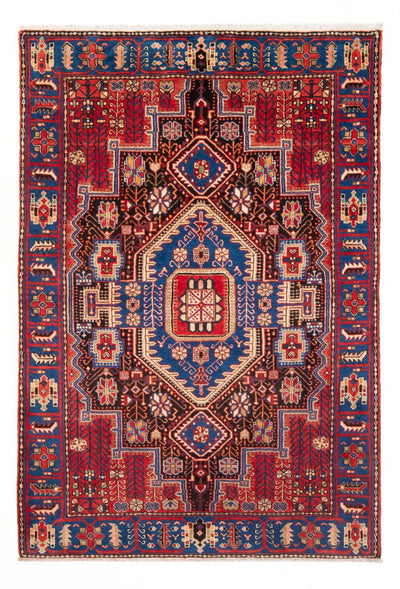 Nahavand Rug 140x195cm - Persian Rugs - blue