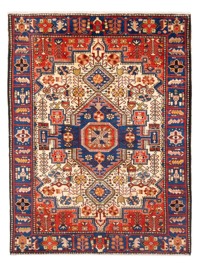 Nahavand Rug 140x193cm - Persian Rugs - blue