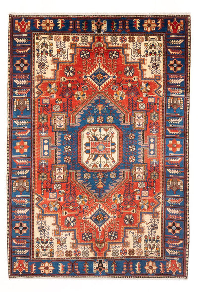 Nahavand Rug 140x202cm - Persian Rugs - blue