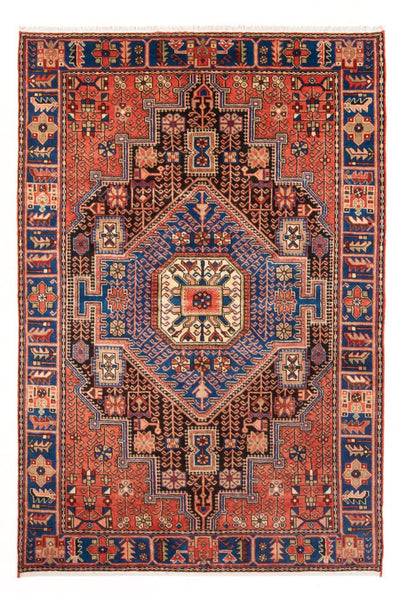 Nahavand Rug 151x196cm - Persian Rugs - blue
