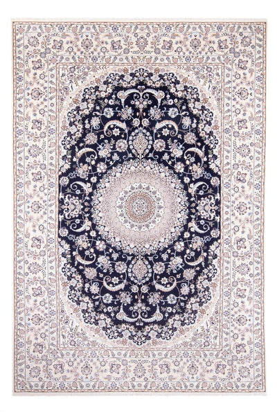 Nain - 6La Rug 207x306cm - Persian Rugs - dark blue
