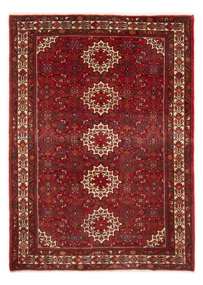 Hosseinabad Rug 150x214cm - Persian Rugs - red