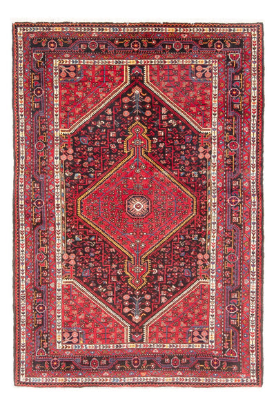 Hamadan Rug 134x213cm - Persian Rugs - light red