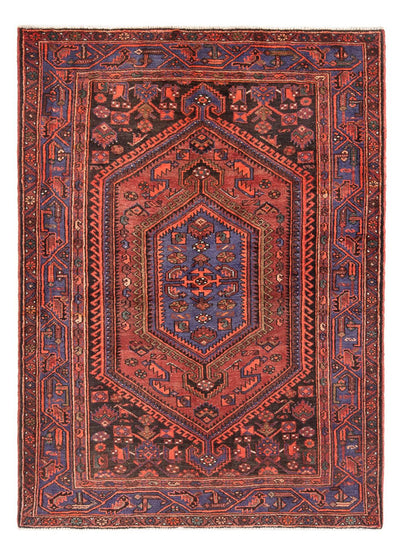 Hamadan Rug 142x197cm - Persian Rugs - red