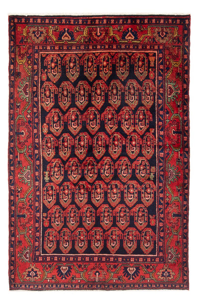 Hamadan Rug 137x201cm - Persian Rugs - dark blue