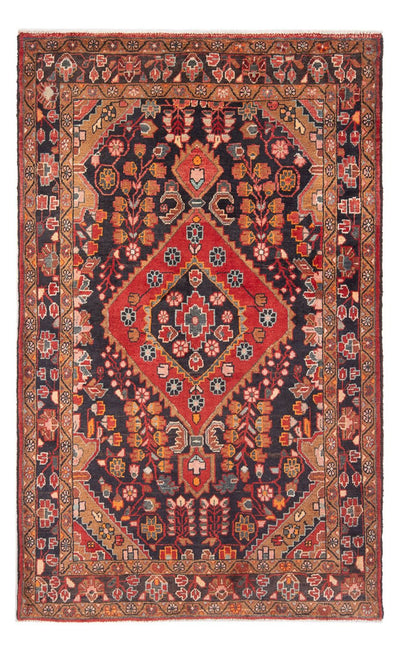Hamadan Rug 134x210cm - Persian Rugs - dark blue