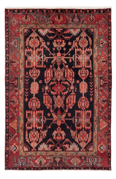 Hamadan Rug 136x210cm - Persian Rugs - dark blue