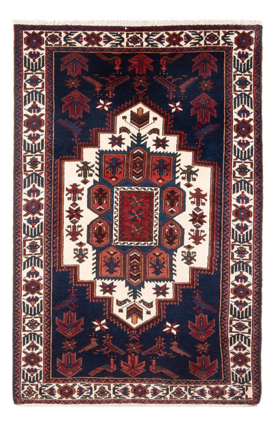 Hamadan Rug 125x202cm - Persian Rugs - dark blue