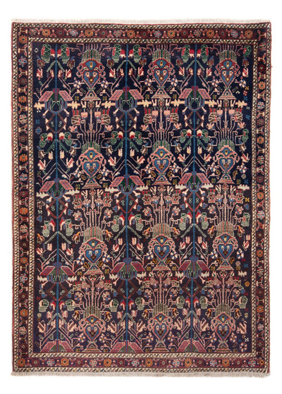 Sharbabak Rug 148x210cm - Persian Rugs - dark blue
