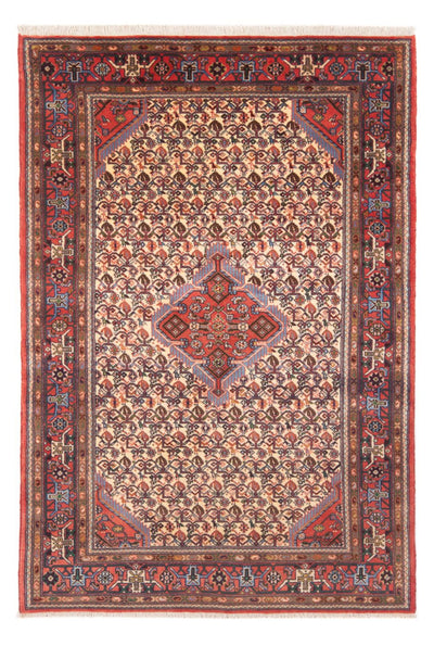 Hamadan Rug 125x194cm - Persian Rugs - cream