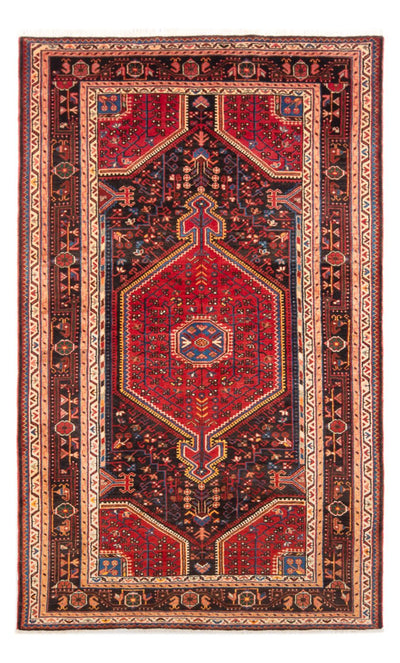 Hamadan Rug 137x236cm - Persian Rugs - dark blue