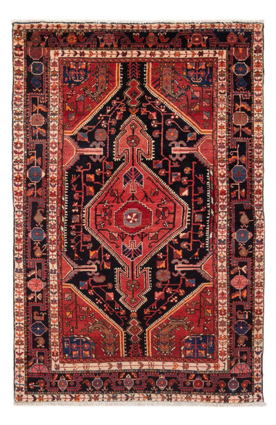 Hamadan Rug 135x215cm - Persian Rugs - dark blue