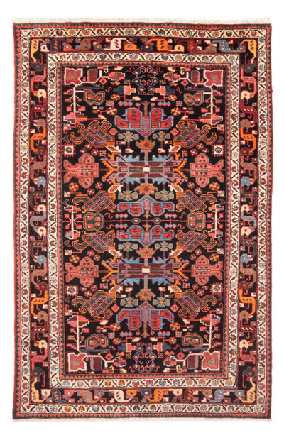 Hamadan Rug 135x215cm - Persian Rugs - dark blue