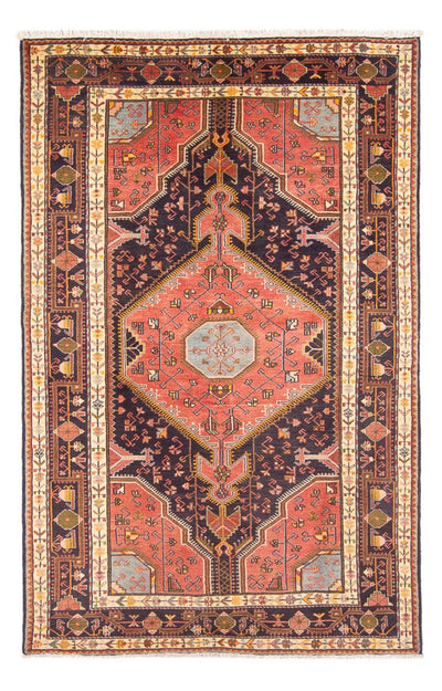 Hamadan Rug 137x223cm - Persian Rugs - light red