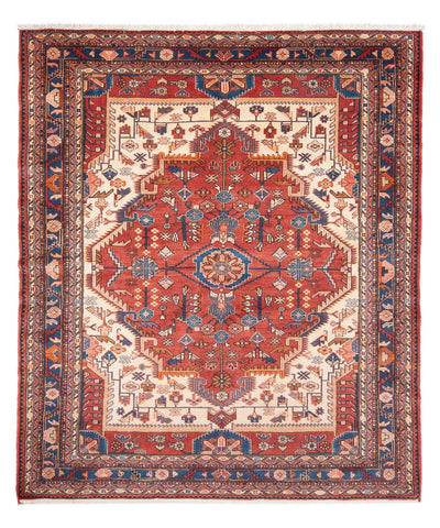 Hamadan Rug 173x225cm - Persian Rugs - rust