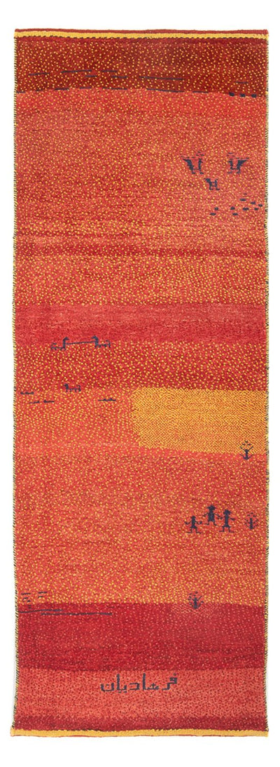 Persian Gabbeh Rug 84x237cm - Perserteppich Wollteppich