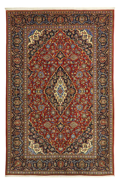 Kashan Rug 144x222cm - Persian Rugs - red